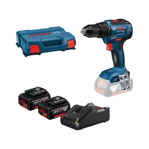 Bosch Bore--skruemaskine Gsr 18V-55 2x4 L-case - 0615990M1U