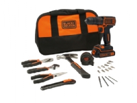 Black & Decker 18V batteridrevet bore-/skruemaskine BDCDC18HTSA-QW